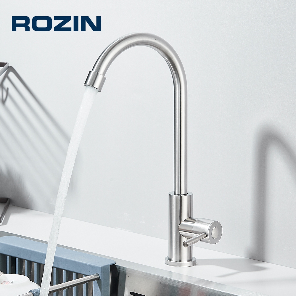 Torneira De Cozinha Para Água Fria , Plástico ABS 360° Giratória Mesa Torneiras em Oferta na Shopee