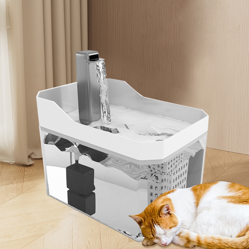 Fonte De Água Para Animais De Estimação , Alimentador Circulante Automático Silencioso De 1.5L Gatos