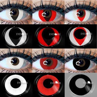 Lentes De Contato Coloridas De Halloween Loucas Para Olhos cosplay Alunos De Beleza Coloridos Com Es