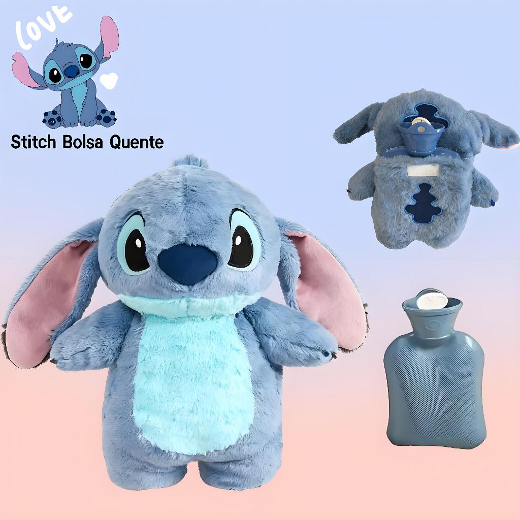500ML Stitch Bolsa Quente Inverno Quente Bolsa De Agua Quente Stitch em Oferta na Shopee