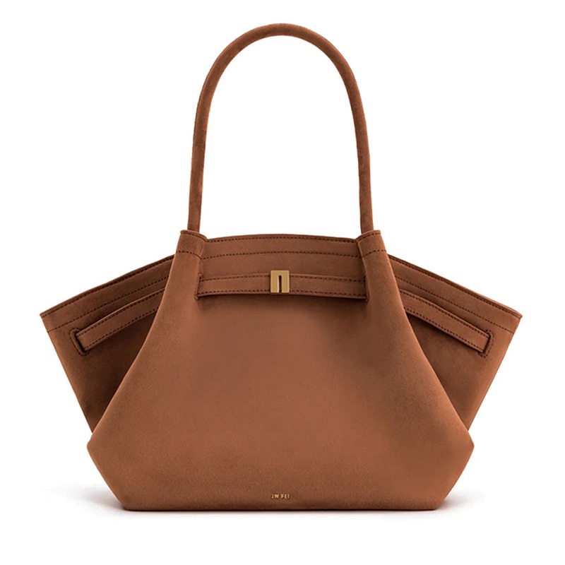 ((Ac) ACOLLIE jwpei Bolinho Bolsa Camurça Camurça Um Ombro Messenger Underarm Bag Nicho Design Moda Sacola Portátil