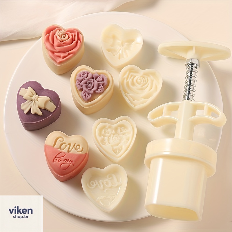 Conjunto de formas ejetoras para Brigadeiro e bombons, florais, arabescos, bombons gourmet em Oferta na Shopee