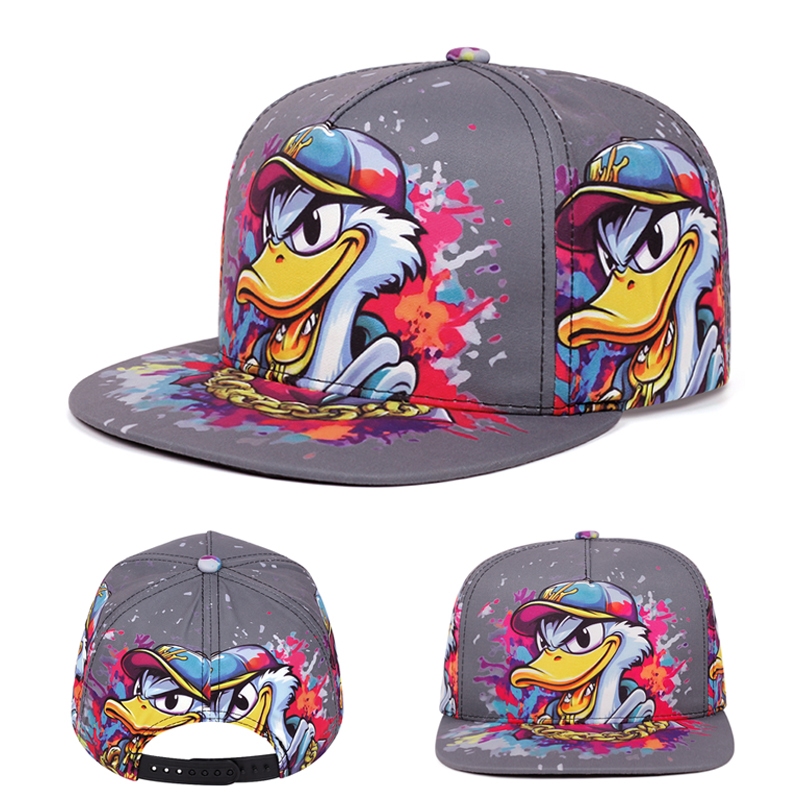 Boné snapback Com Padrão De Desenho Animado Para Homens , De Beisebol Da Moda Viseira De Hip Hop Mulheres em Oferta na Shopee