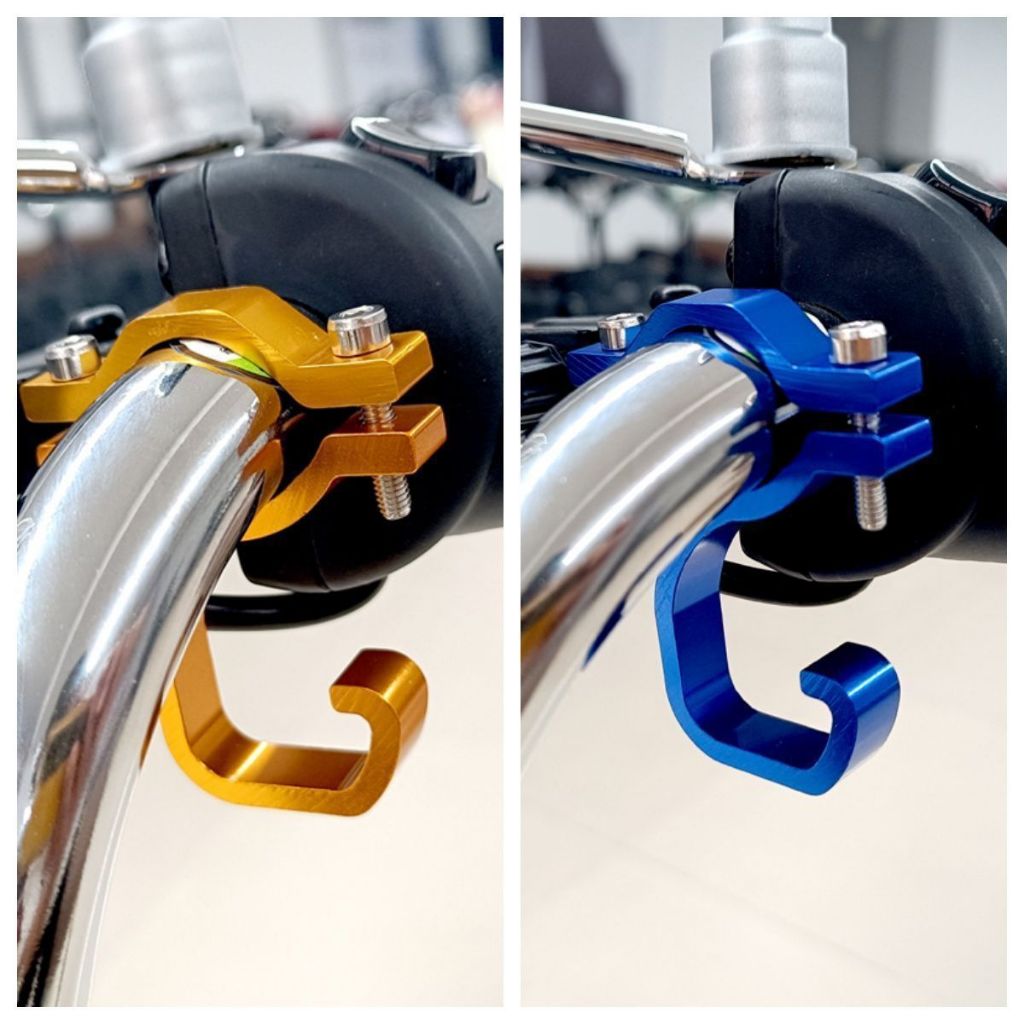 Gancho Para Guidão De Motocicleta , Cabeça Redonda , Sem Perfuração , Liga De Alumínio , Veículo Elétrico , Multifuncion