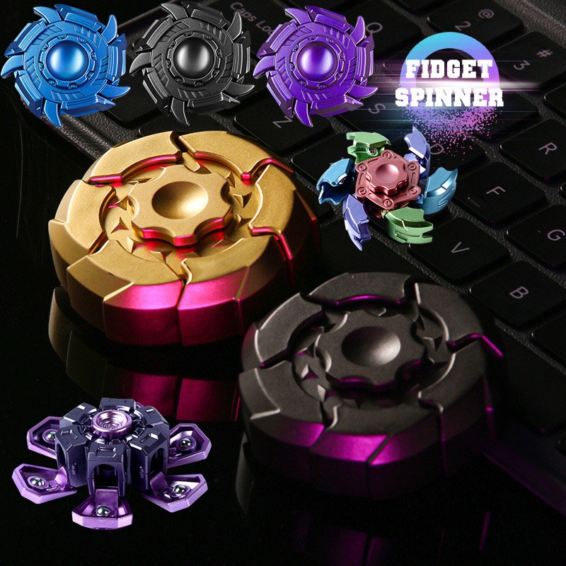 Spinner Fidget Toy EDC Roleta Pião Para Alívio Do Estresse Dos Dedos E Diversão em Oferta na Shopee