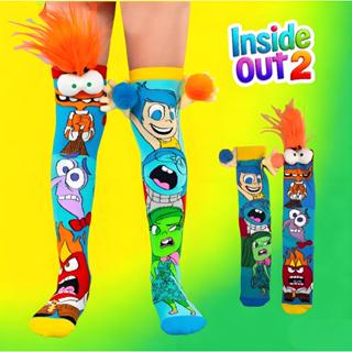 Meias Inside Out 2 Infantil Cano Alto Divertida Mente 3D Meias Maluca Divertida Personagens em Oferta na Shopee