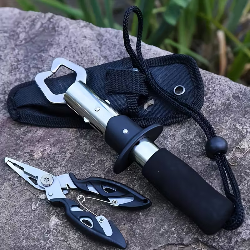 Kit 1/3/5 Pcs Alicate De Pesca E Ferramentas Multifuncionais Para Os Lábios De Peixe