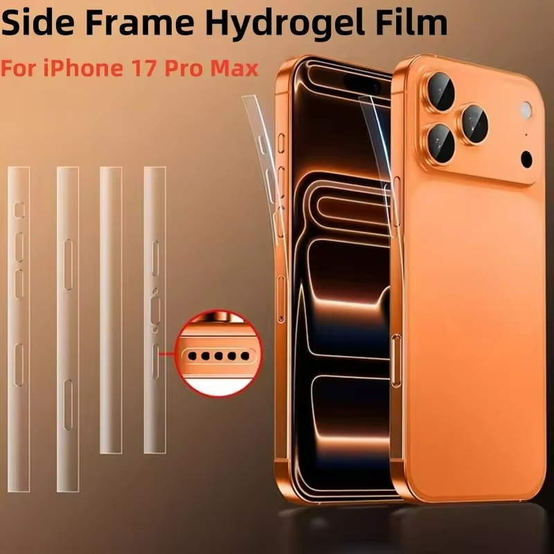 Película Ultra Fina Transparente Lateral De Tpu Filme De Hidrogel Para Iphone17ProMax16 ProMax15 14Pro Max13 11 12 ProMa