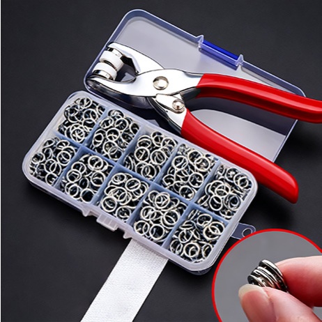Conjunto de alicates de pressão de Metal para roupas de bebê, incluindo 150 botões de roupas