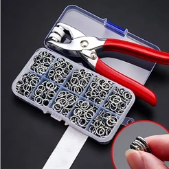 Conjunto de alicates de pressão de Metal para roupas de bebê, incluindo 150 botões de roupas