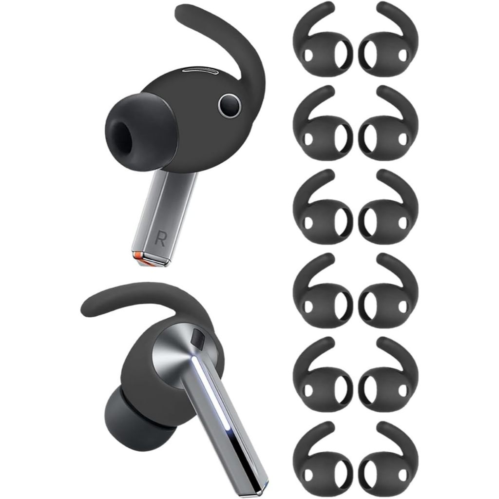 6 Pares De Ganchos De Orelha Galaxy Buds 3 Pro , Pontas De Ouvido Esportivas , S