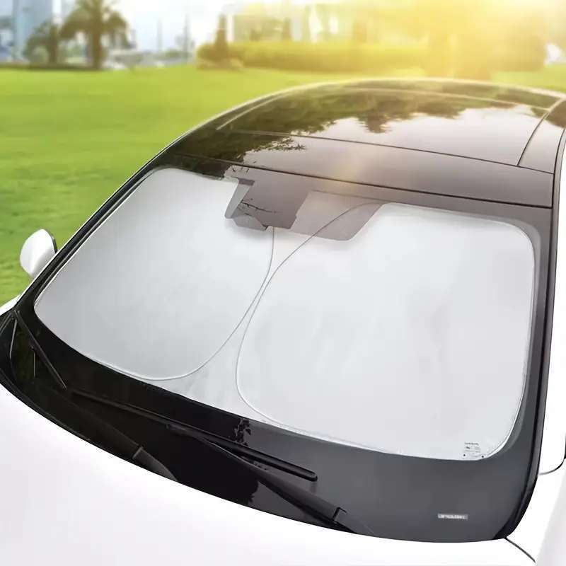 Parabrisa para Carro com Proteção Refletiva e Isolante Térmico – Tipo Plegável
