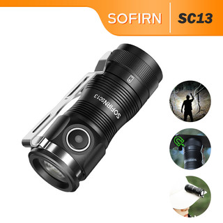 Lanterna De Chaveiro Sofirn SC13 Recarregável USB C 1300 Lumens Pequenas Lanternas De Led Luz Edc Compacta Leve , Mini Bolso Para Emergências De Transporte Diário Campi Exterior