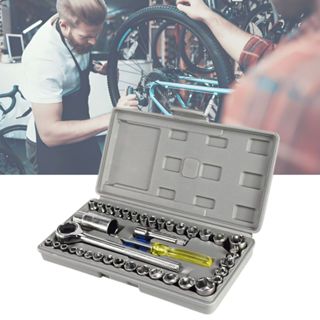 40/46 Peças Jogo De Soquetes Chave Catraca Reversível Com Maleta Jogo De Ferramentas Completo em Oferta na Shopee