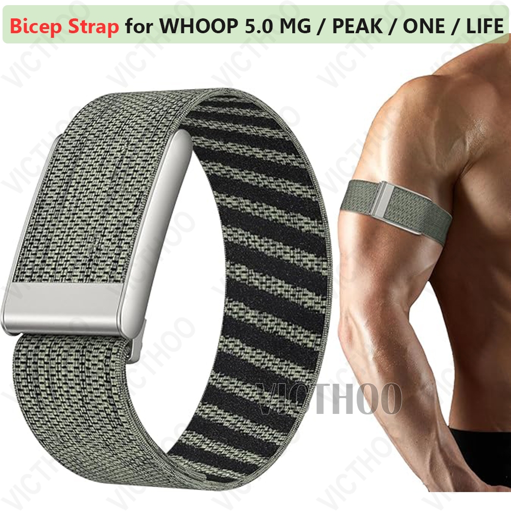 Braçadeira Esporte Respirável Nylon Bicep Banda para Whoop 5.0 ONE PEAK LIFE MG