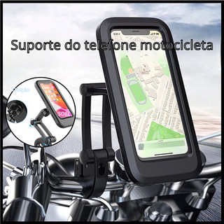 Suporte Universal Moto/Bike - 360° Articulado à Prova D'água c/ Trava Segurança