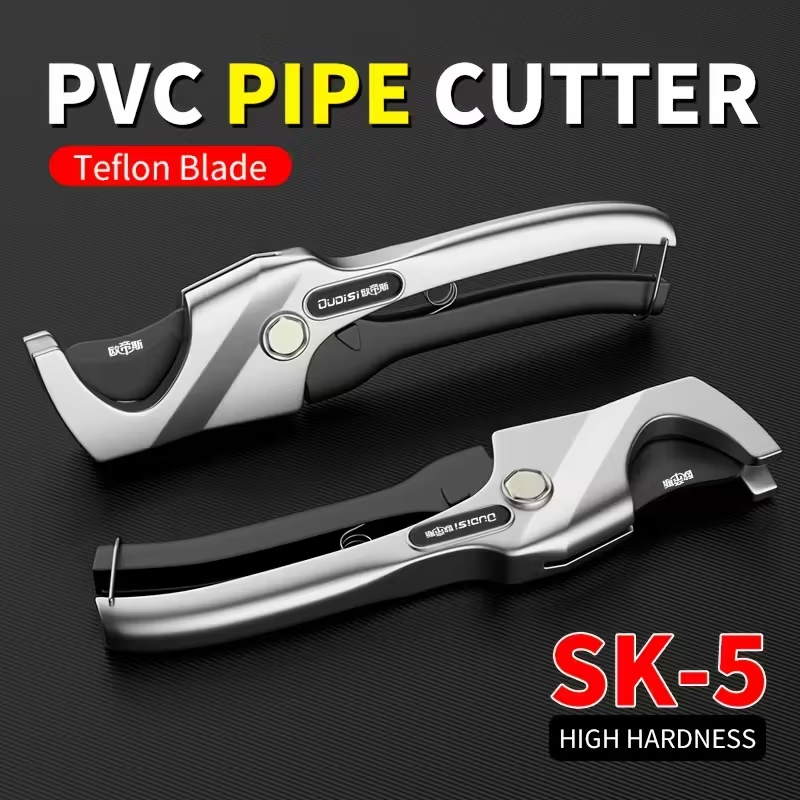 Alicate Cortador de Tubo Profissional Corte Limpo Rápido Tesoura Corta Tubos Cano Mangueira PVC PEAD