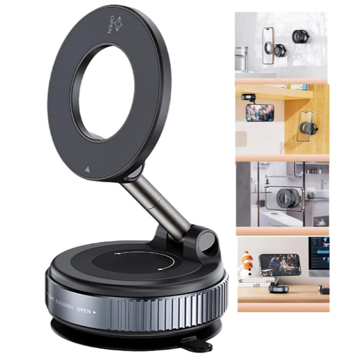 360 °Suporte Magnético Forte Para Telefone Carro Design Dobrável Vácuo Ajustável/Mesa/Uso Universal