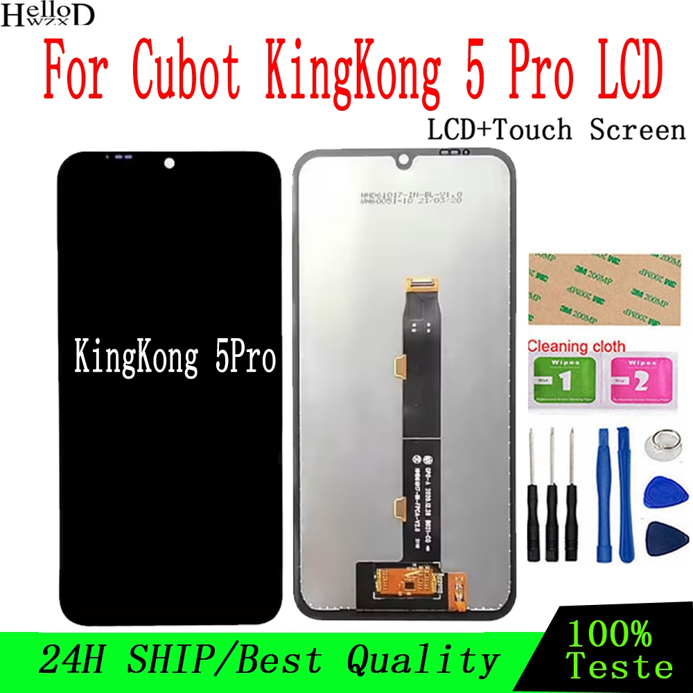 Nova Tela LCD Testada Para O Display Cubot KingKong 5 Pro Substituição Da Montagem Do Digitalizador Sensível Ao Toque em Oferta na Shopee