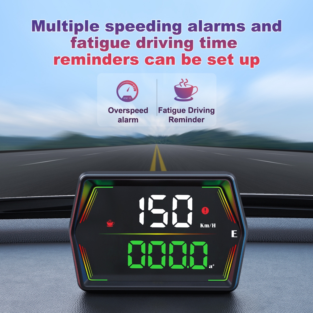 Velocímetro G21 GPS HUD Com Alerta De Excesso De Velocidade E Fadiga ,/Altidão Em Tempo Real Para Todos Os Carros em Oferta na Shopee