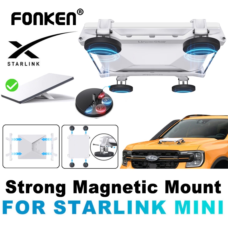 Fonken Suporte De Janela Traseira Para Teto Solar De Carro Com Montagem Magnética Acessórios Starlink Mini em Oferta na Shopee