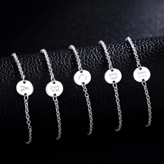 Novo Estilo 26 Letras Alfabeto Tag Pulseira Tornozeleira Para Meninas Acessório Simples E Elegante em Oferta na Shopee