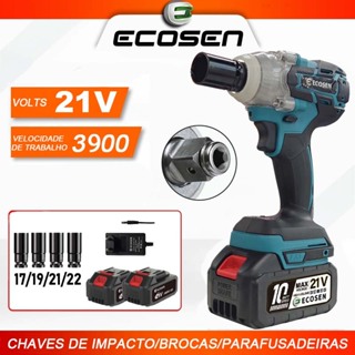 21V Chave De Impacto Parafusadeira Furadeira sem fio completa mecânica em Oferta na Shopee
