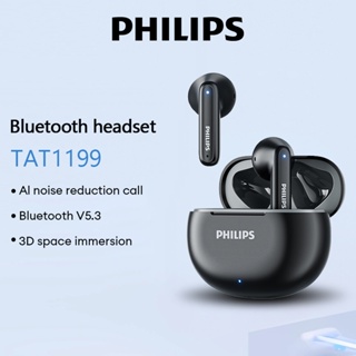 PHILIPS TAT1199 Verdadeiro Sem Fio Bluetooth Fones De Ouvido 3D Espaço Imersão Suor E À Prova Dwaterproof Água Al Reduçã em Oferta na Shopee