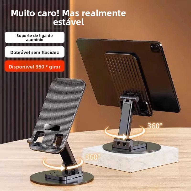 Suporte giratório para telefone de mesa multifuncional ajustável para Tablet UNP5