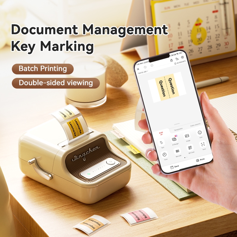 NIIMBOT B21/B1/B21Pro/B31/B3S Etiqueta De Papel De Etiquetas De Índice Marcador De Livros , À Prova D'água