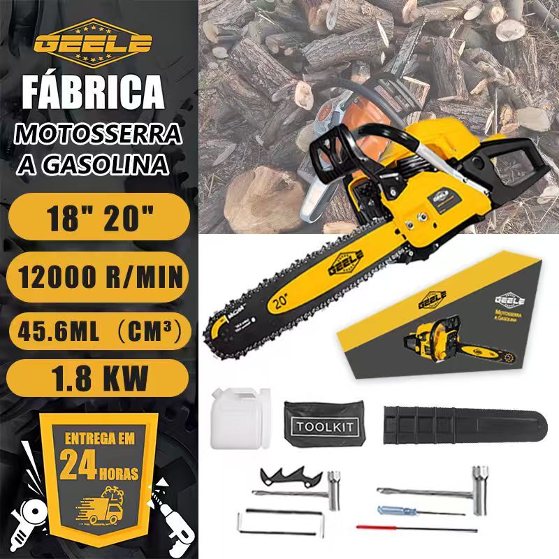 Motosserra a Gasolina 18KW Profissional