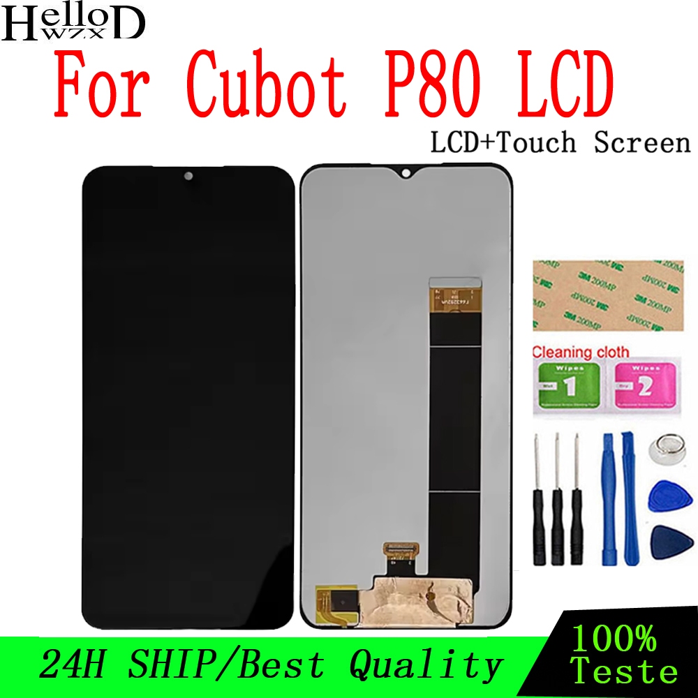 Visor LCD Para Tela De Cubot P80 Touch Screen Digitalizador Substituição Da Montagem em Oferta na Shopee