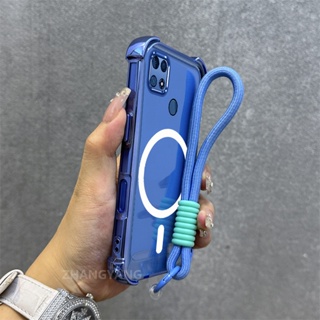 Capa Para Poco C40 Galvanoplastia anti-Queda De Telefone Estética Novo Anel De Sucção Magnética design Casca Macia Com C em Oferta na Shopee