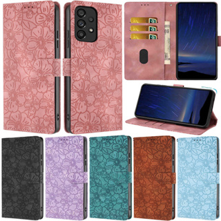 Caixa De Luxo Para Samsung Galaxy A53 A13 A52S A12 A72 A32 A22 A42 5G A04S A51 A71 A04 Flores Padrão Carteira Macia PU C em Oferta na Shopee