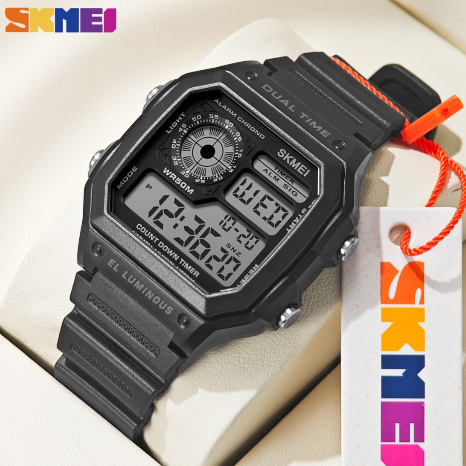 Relógio Esportivo SKMEI Marca Top Luxuosa Relógios Digitais LED Famosos Masculinos em Oferta na Shopee