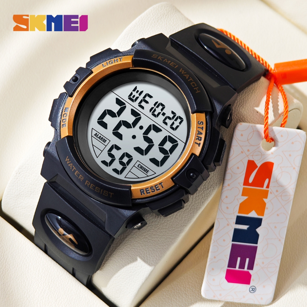 SKMEI 1266 Relógio De Pulso Digital LED Esportivo À Prova D'água Infantil em Oferta na Shopee