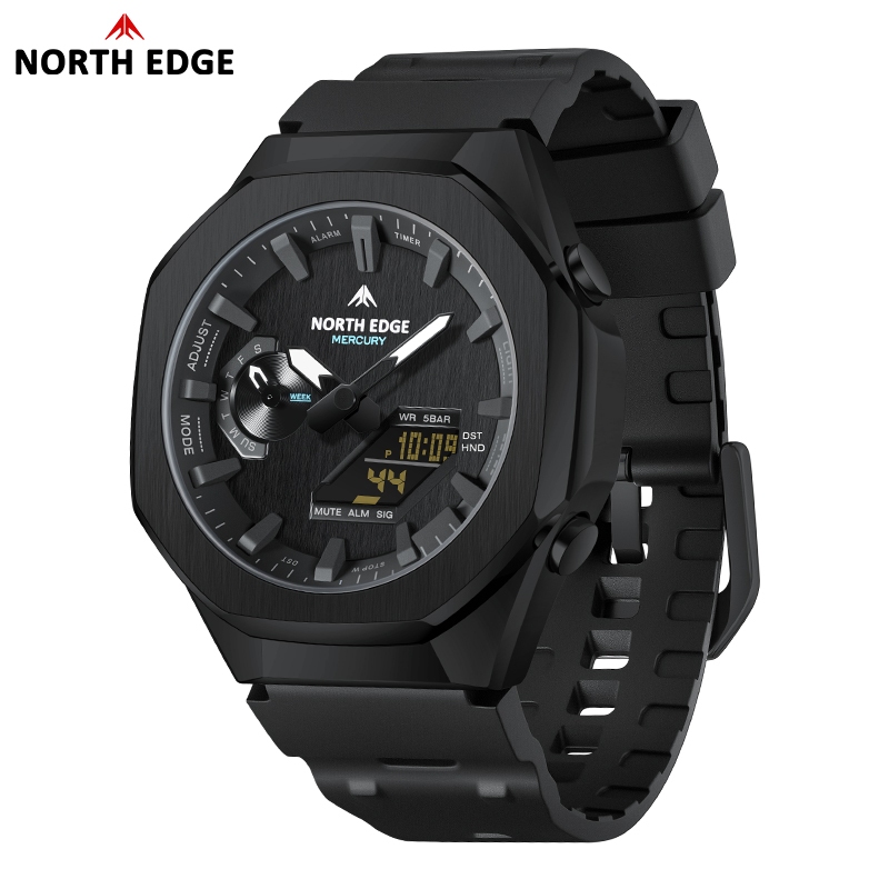 NORTH EDGE MERCURY Alloy case Relógio Masculino À Prova D'água 43 Mm em Oferta na Shopee