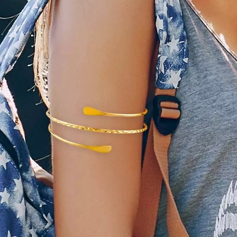 Bracelete Braço Superior Dourado: Onde Comprar | BuscaProdutos