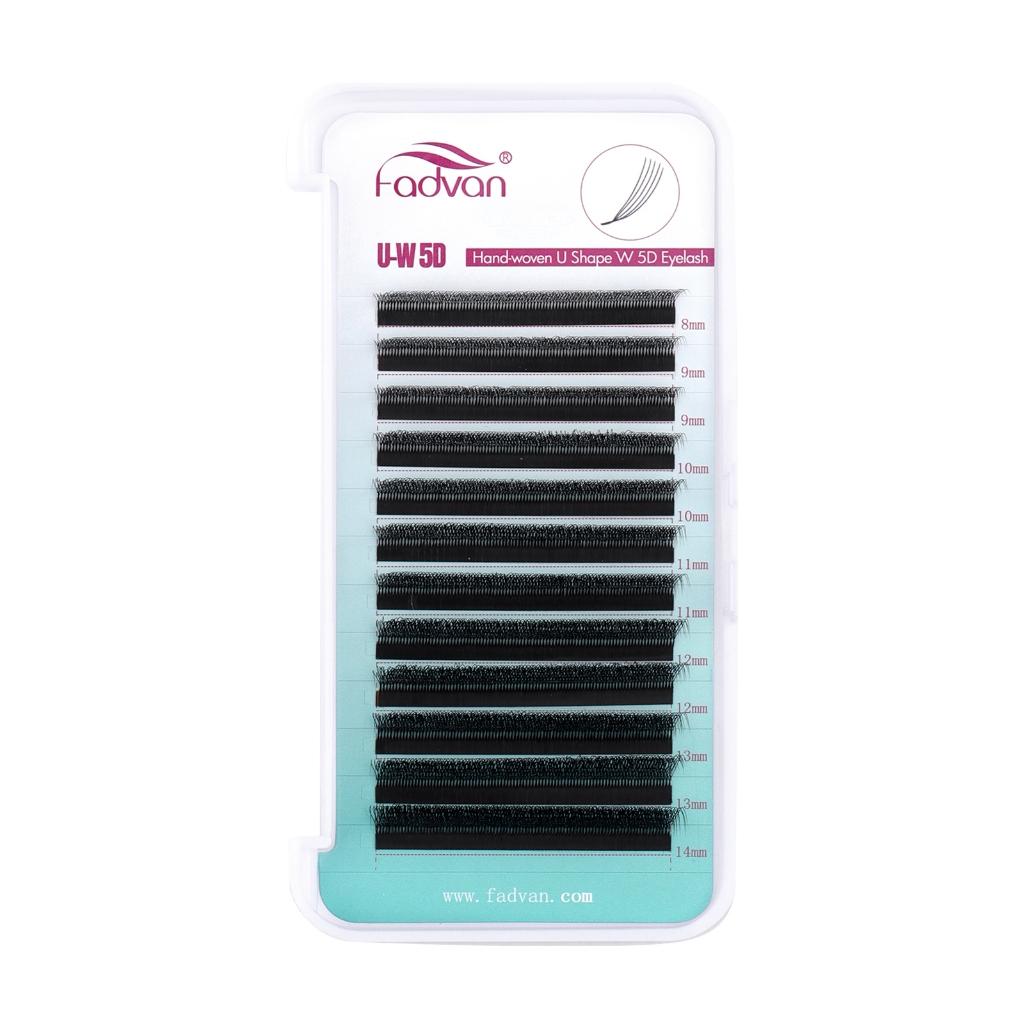FADVAN U Shape Brasileiro YY 3D 4D 5D Extensão De Cílios De Volume Natural · foto 2