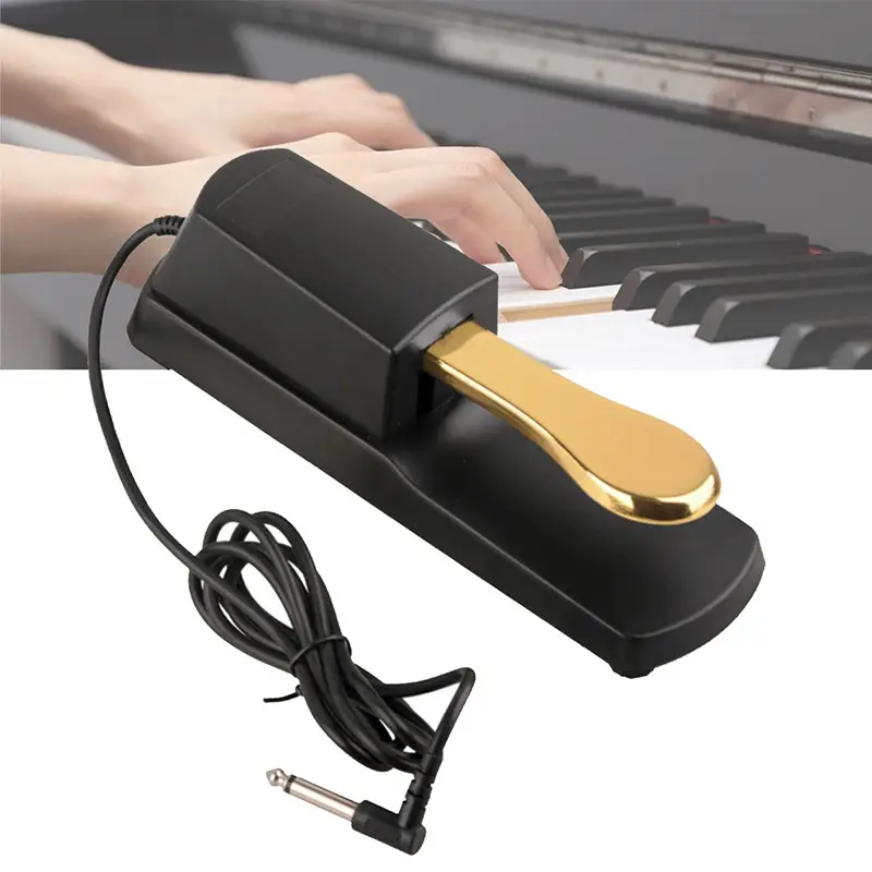 Pedal Sustain Teclado Universal Yamaha Roland Durável Resistente Bertô em Oferta na Shopee