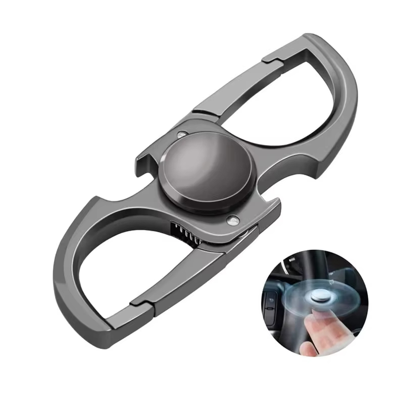 1PC Multifuncional Dedo Spinner Fidget Mão Anti-Ansiedade Brinquedo Alivia O Estresse Ketchain Abridor De Garrafa Brinqu