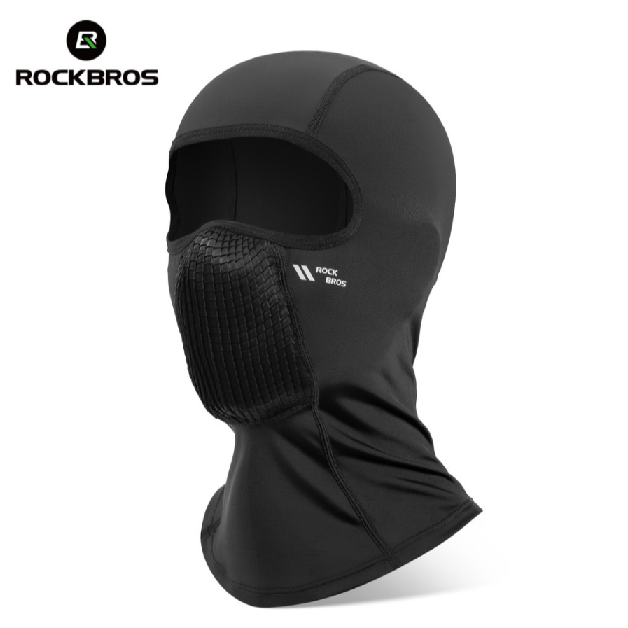 ROCKBROS Ciclismo Máscara Facial Completa UPF50 + Verão Respirável Gelo Seda Balaclava Confortável Protetor Solar Esport em Oferta na Shopee