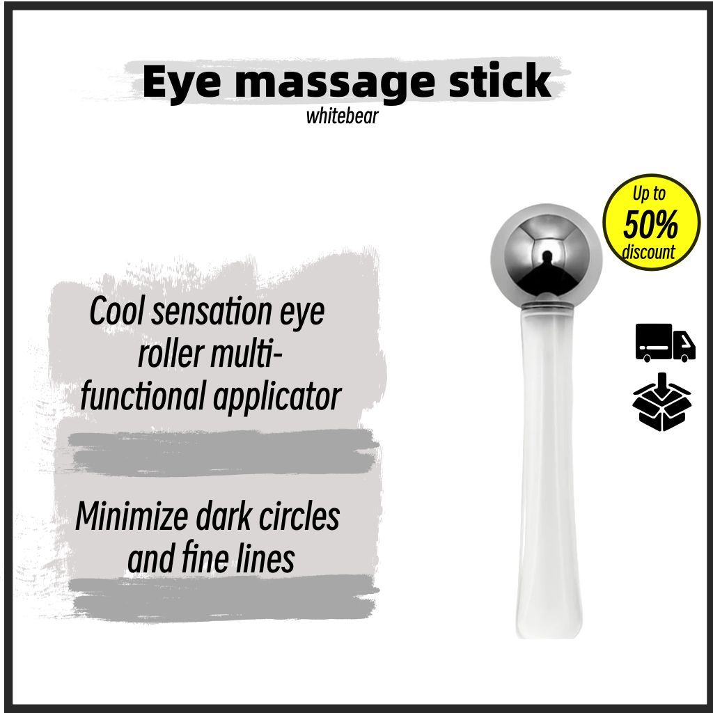 3.15 Ferramenta De Massagem Ocular Rolo Com Sensação De Resfriamento Multiuso Reduz Olheiras E Linhas Finas