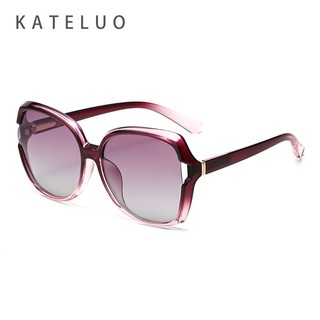 Kateluo Novas Mulheres Polarizadas Óculos De Sol Grande Quadro Moda Proteção UV400 ZK2117