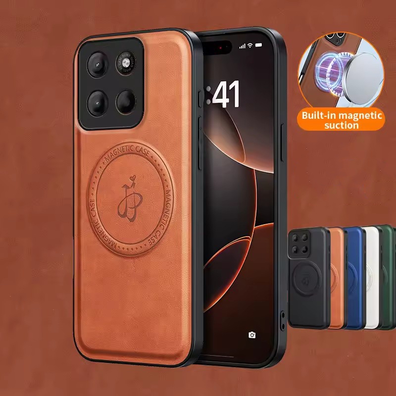 Caso Magnético De Carregamento Sem Fio Para Motorola Moto G86 G56 5G G85 G75 G15