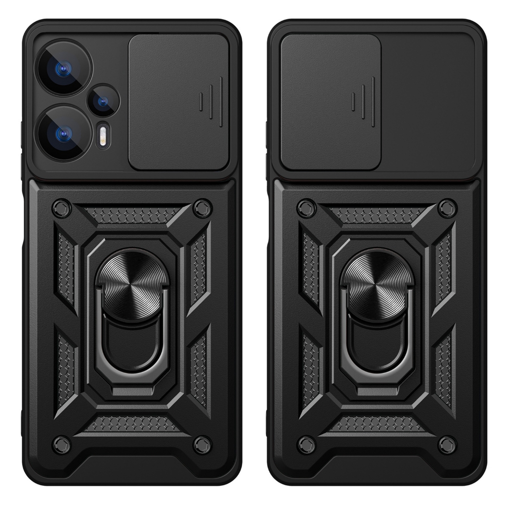 Para Xiaomi Poco F5 5G Armadura À Prova De Choque Capa Dura Com Proteger A Função Da Câmera E Suporte Magnético De Anel