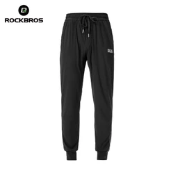 ROCKBROS Calças Masculinas Leves Elásticas Respiráveis Repelente De Água De Ciclismo MTB Bicicleta De Estrada Ao Ar Livr