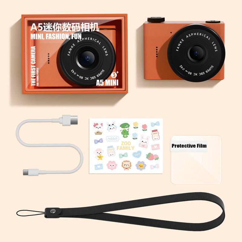 Pequena Câmera Digital HD Mini De Vídeo Fotografia Ponto Brinquedos De Natal Para Crianças Presente De Ano Novo Filmador