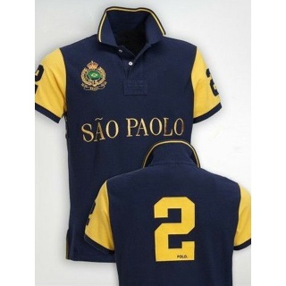 Camisa polo de algodão puro masculina de manga curta camiseta verão malha frisada algodão respirável negócios Casual cid em Oferta na Shopee