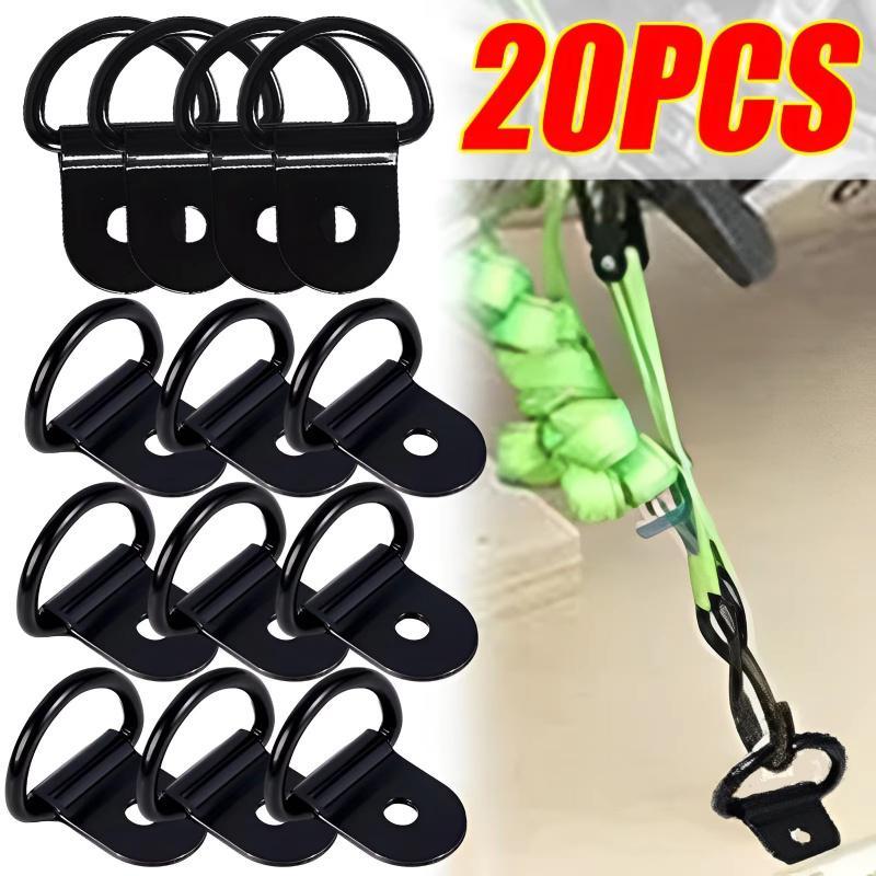 10-20 Pçs Forma D Amarrar Âncoras Anel Puxar Gancho De Amarração De Aço Inoxidável Carga Apto Para Carro Barco Reboque V